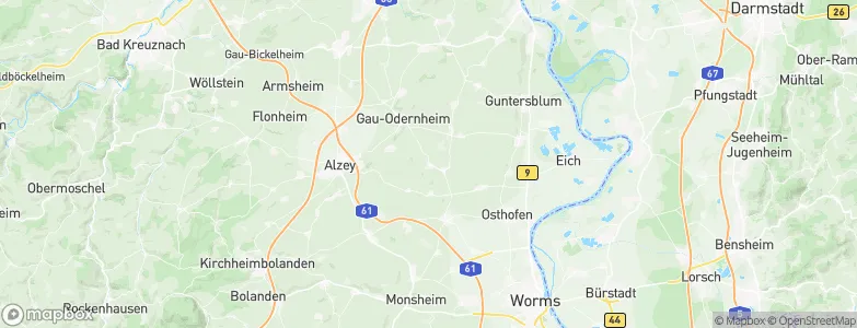 Dittelsheim, Germany Map