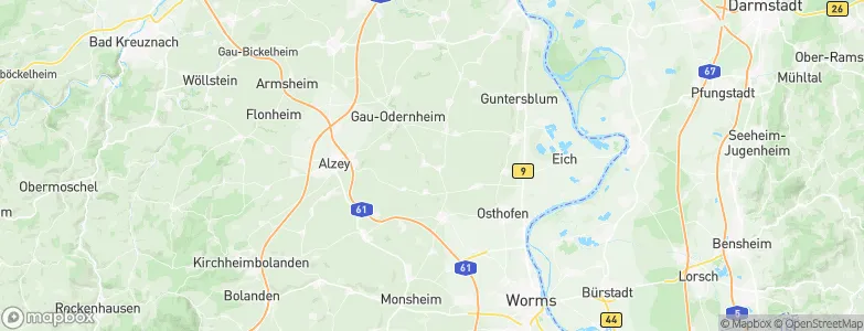 Dittelsheim-Heßloch, Germany Map