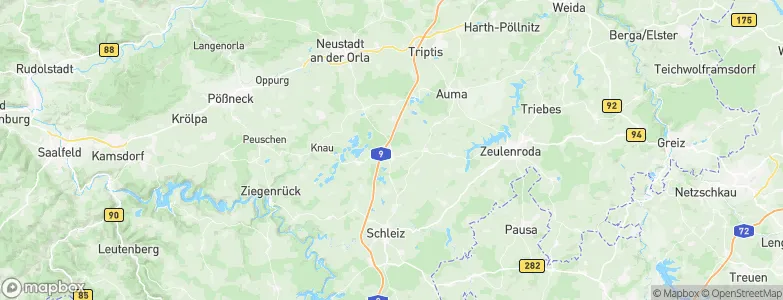 Dittersdorf, Germany Map