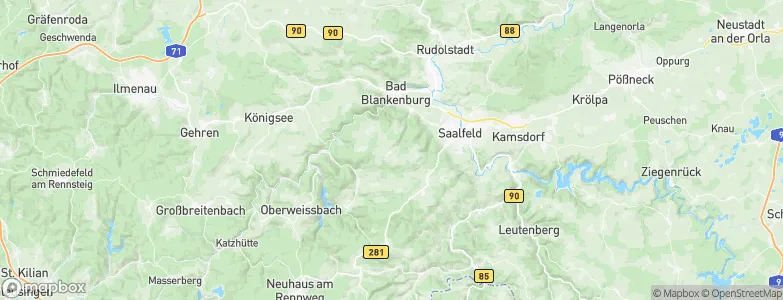 Dittrichshütte, Germany Map