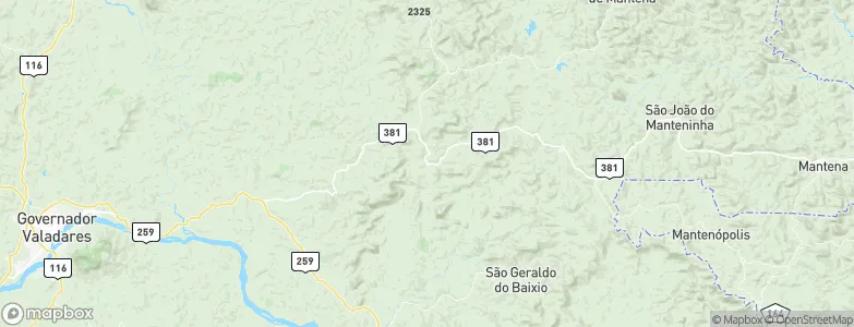 Divino das Laranjeiras, Brazil Map