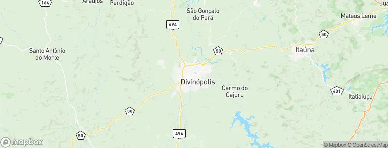 Divinópolis, Brazil Map