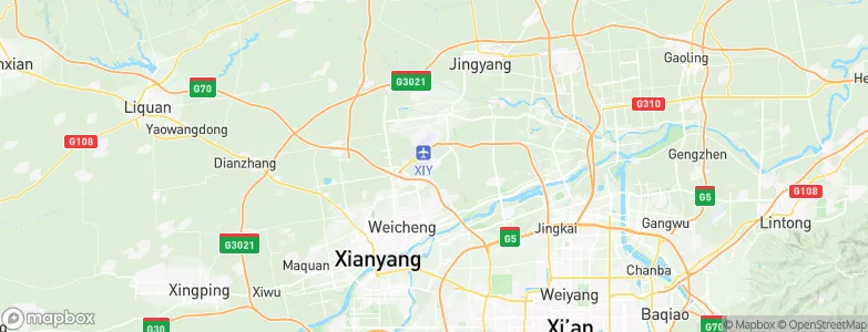 Dizhang, China Map