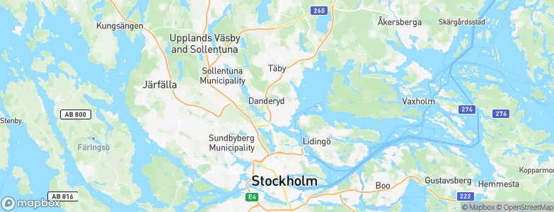 Djursholm, Sweden Map