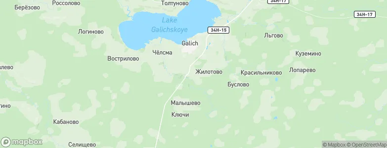 Dmitriyevskoye, Russia Map