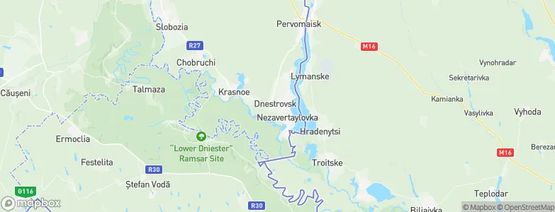 Dnestrovsc, Moldova Map