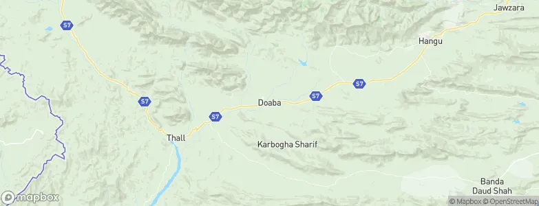 Doaba, Pakistan Map