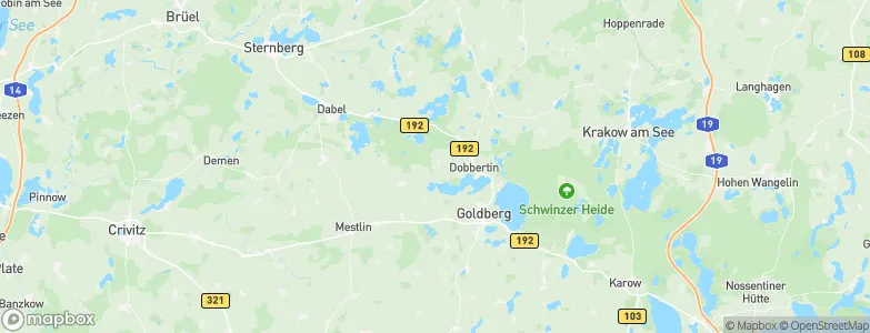 Dobbin, Germany Map