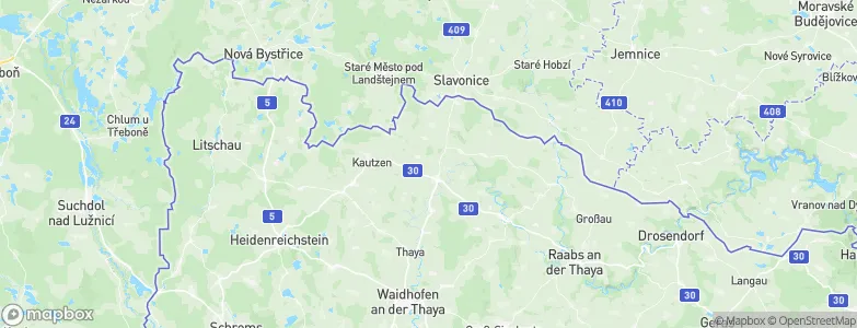 Dobersberg, Austria Map