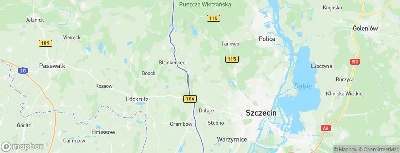 Dobra, Poland Map