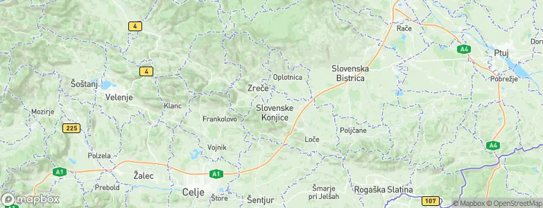 Dobrava pri Konjicah, Slovenia Map