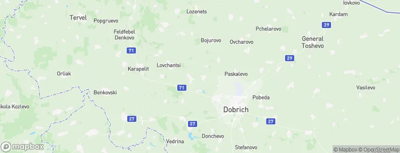 Dobrich-Selska, Bulgaria Map