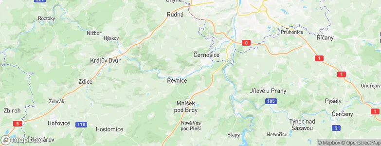 Dobřichovice, Czechia Map