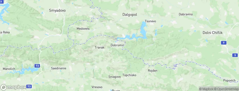 Dobromir, Bulgaria Map