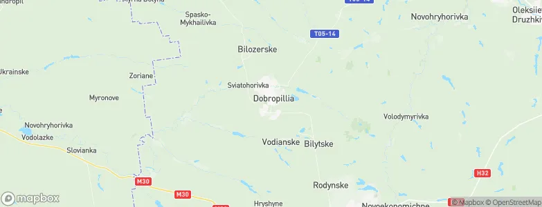Dobropol'ye, Ukraine Map