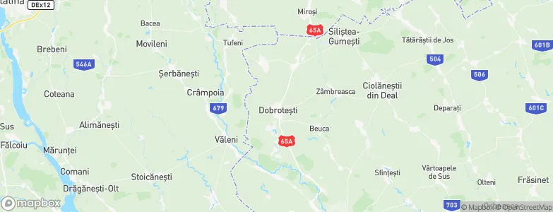 Dobroteşti, Romania Map