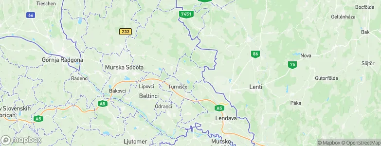 Dobrovnik, Slovenia Map