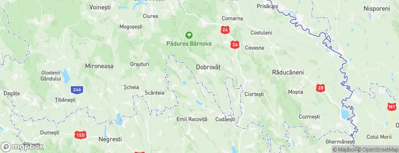 Dobrovăţ, Romania Map