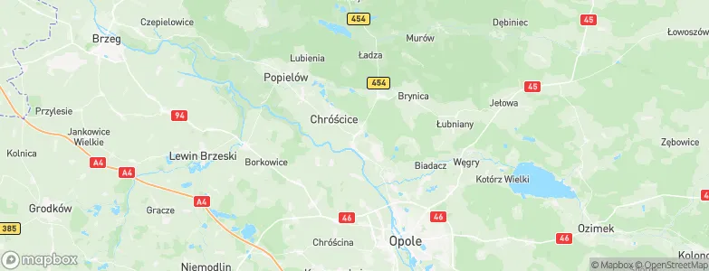 Dobrzeń Wielki, Poland Map