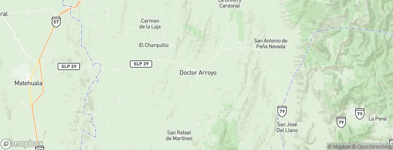 Doctor Arroyo, Mexico Map