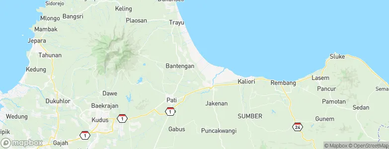 Dodol, Indonesia Map