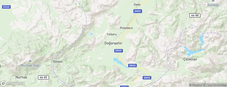 Doğanşehir, Turkey Map