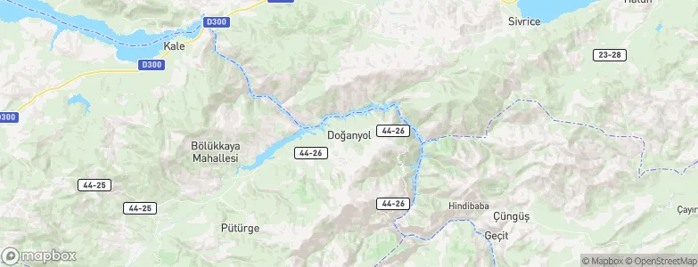 Doğanyol, Turkey Map
