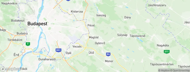 Dognyai Tanya, Hungary Map