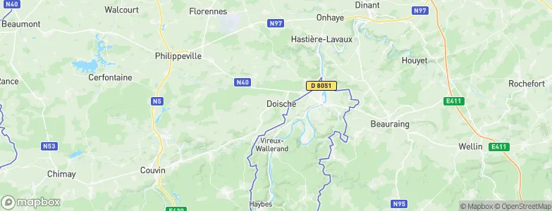 Doische, Belgium Map