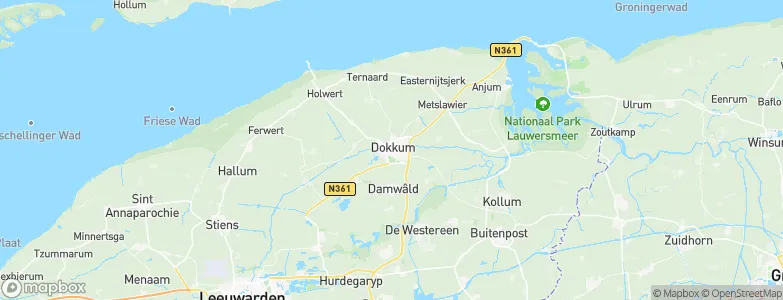 Dokkum, Netherlands Map