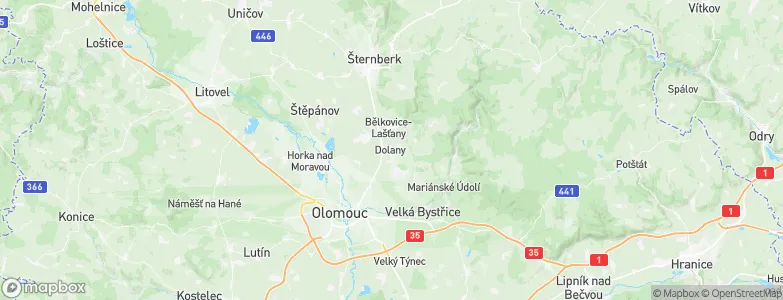 Dolany, Czechia Map