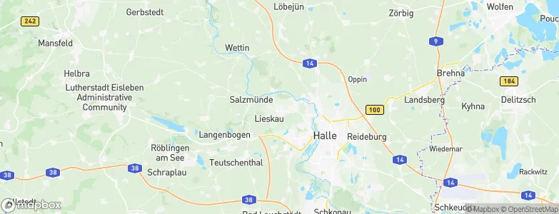 Dölau, Germany Map