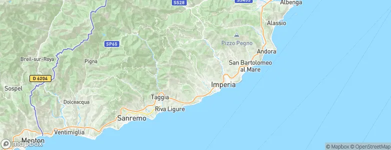 Dolcedo, Italy Map