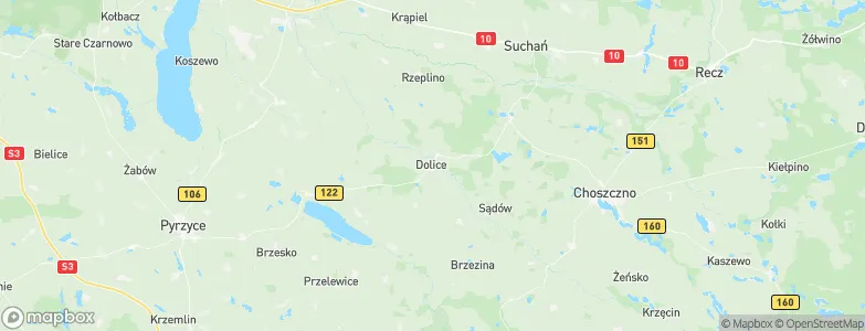 Dolice, Poland Map