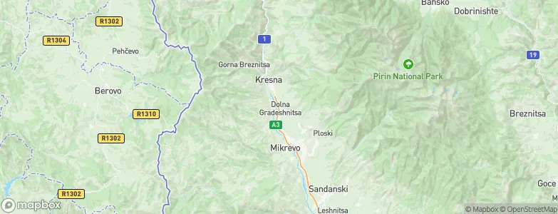 Dolna Gradeshnitsa, Bulgaria Map