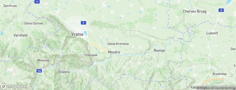 Dolna Kremena, Bulgaria Map