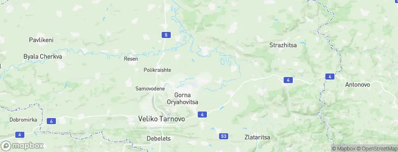 Dolna Oryahovitsa, Bulgaria Map