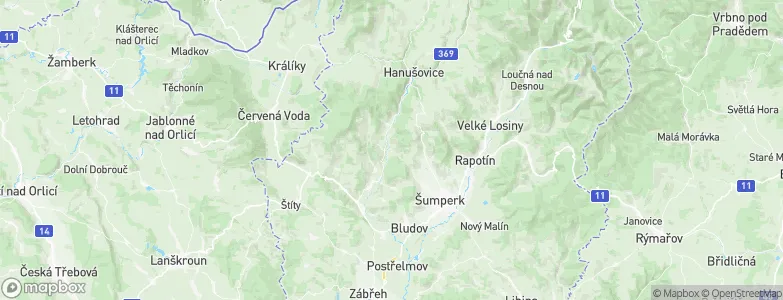 Dolní Bohdíkov, Czechia Map