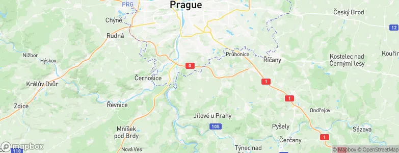 Dolní Břežany, Czechia Map
