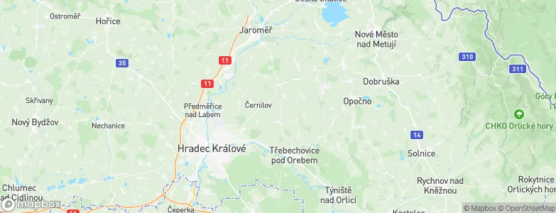 Dolní Černilov, Czechia Map