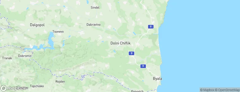 Dolni Chiflik, Bulgaria Map