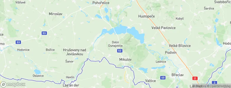 Dolní Dunajovice, Czechia Map