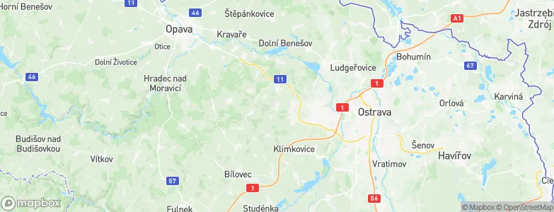 Dolní Lhota, Czechia Map