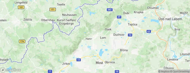 Dolní Litvínov, Czechia Map