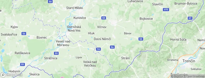 Dolní Němčí, Czechia Map