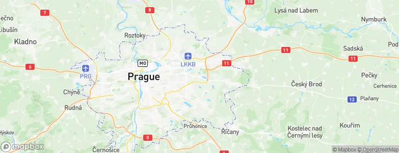 Dolní Počernice, Czechia Map