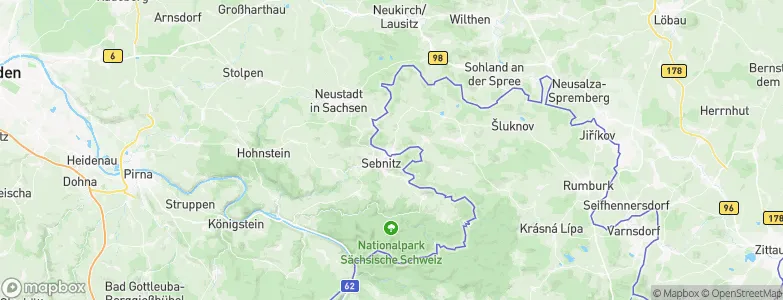 Dolní Poustevna, Czechia Map