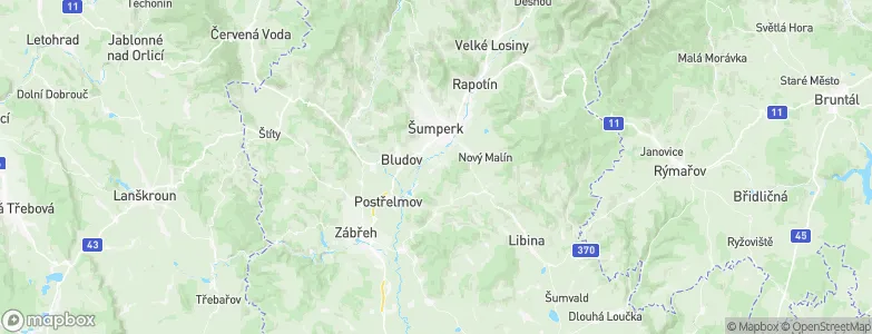 Dolní Studénky, Czechia Map