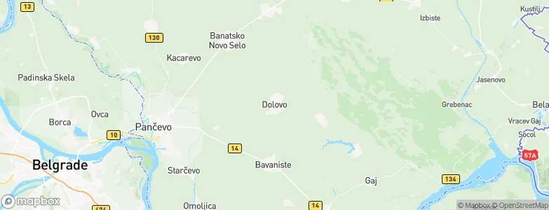 Dolovo, Serbia Map