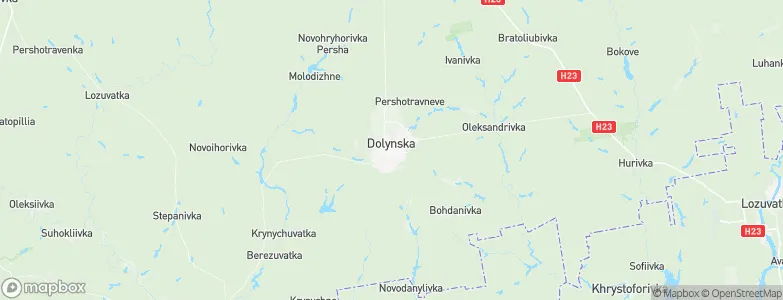 Dolyns'ka, Ukraine Map